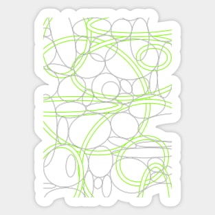 Abstract round design Sticker